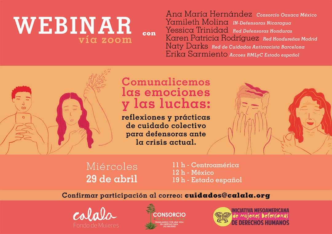webinar cuidado defensoras calala