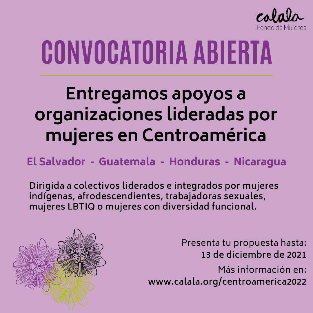 convocatoria 2021 calala centroamerica
